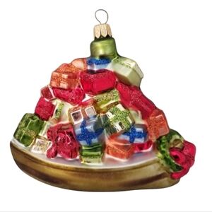 Eddie Bauer Limited Edition Glass Canoe Ornament 2004 636 / 2502 Made In Poland